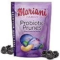 Mariani Probiotic Prunes Pitted Unsweetened, 7oz Bulk Dried Fruits No Sugar Added, Supports Healthy Bones, Immune and Digestive Health
