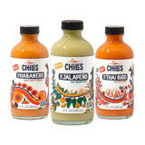 Cien Chiles Hot Sauce Variety Pack (3-Pack) | Habanero, Jalapeño & Thai Bird | All Natural, Zero Sugar, Non-GMO, Gluten-Free, Vegan, Keto | Gift Set |