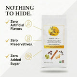 Via Bom Dia 100% Naturally Flavored Ground Coffee, Dirty Chai, Medium Roast, No Artificial Flavors, 12 oz. Bag