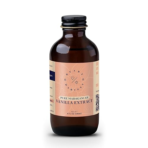 Madagascar Pure Vanilla Extract for Baking - Cold-Pressed Madagascar Vanilla Extract w/ Gift Box - No Added Sugar Vanilla Extract Keto - Real Vanilla