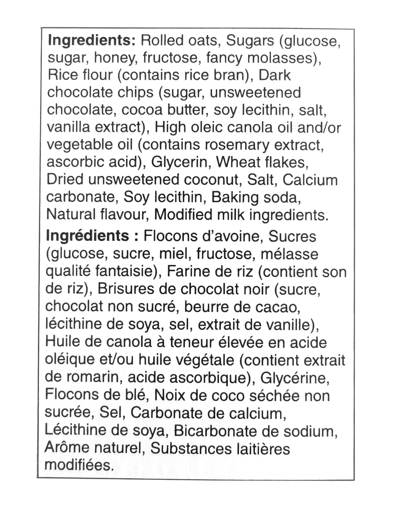 Loblaws Inc. President's Choice Rich & Chewy Chocolate Chip Granola Bars, 56 count, 1.34kg/2.9 lbs. Box (Imported from Canada)