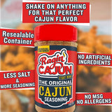 Original Cajun Seasoning - 16 oz Jar, Low Sodium, No MSG, All Natural - Authentic Louisiana Spice for Grilling and Cooking Fish, Chicken, Steak, Soup