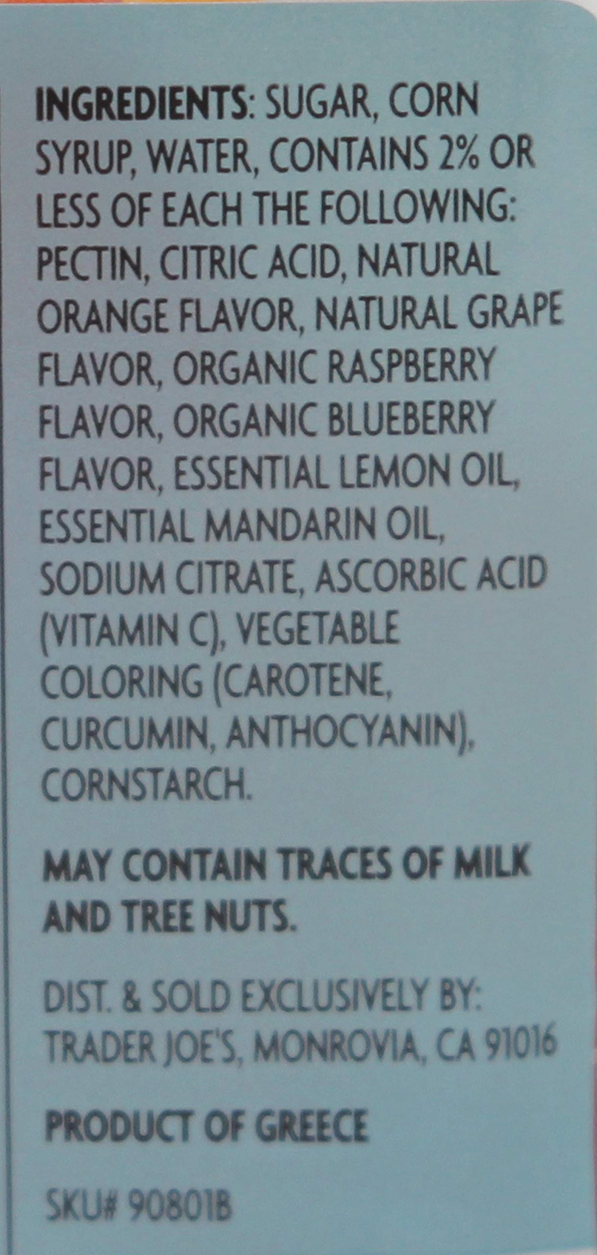 Trader Joes Fruit Jellies Bundle. Two 16 oz Packs of All Natural, Gluten Free Snacks.
