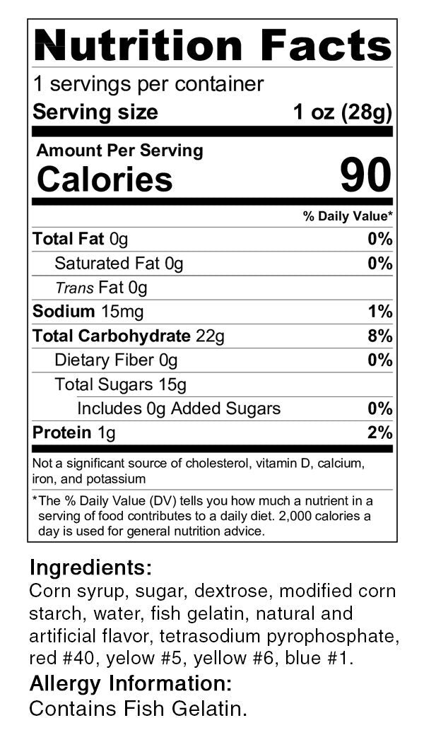 Paskesz Flavored Mini Marshmallows 1 Oz. Bag (Pack of 12)
