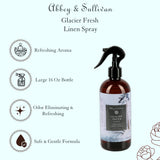 Abbey & Sullivan Linen Spray, Glacier Fresh, 16 oz