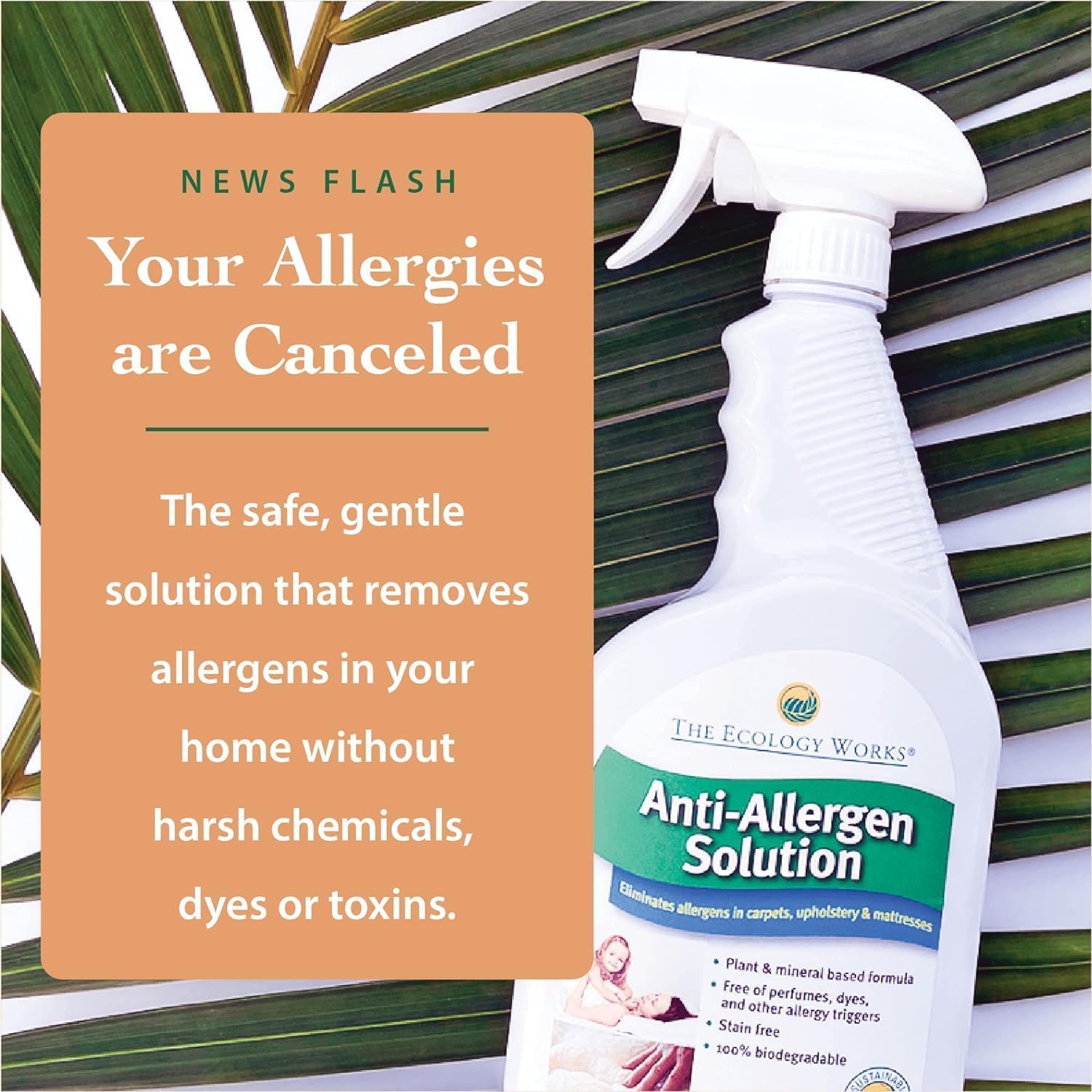 Complete Home Allergen Kit| Dust Mite Killer, Allergen Spray and Anti Allergen Laundry Detergent Trio