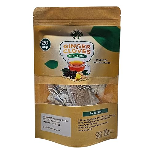 Good Farmer Foods Ginger And Cloves All Natural Herbal Tea 20 count