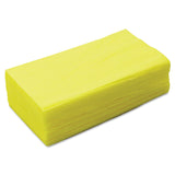 SOS Supply 24" x 24" Nonwoven Treated Yellow Dust Cloths (Pack of 50)
