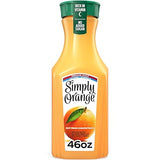 Simply Orange Medium Pulp Orange Juice with Calcium and Vitamin D Bottle, 46 fl oz