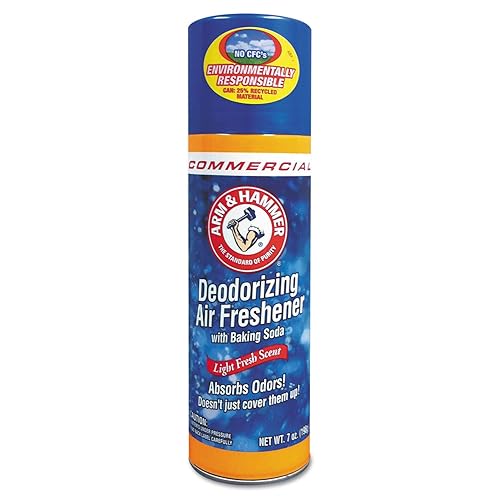 Arm & Hammer 3320094170CT Baking Soda Air Freshener, Aerosol, Light Fresh, 7 oz