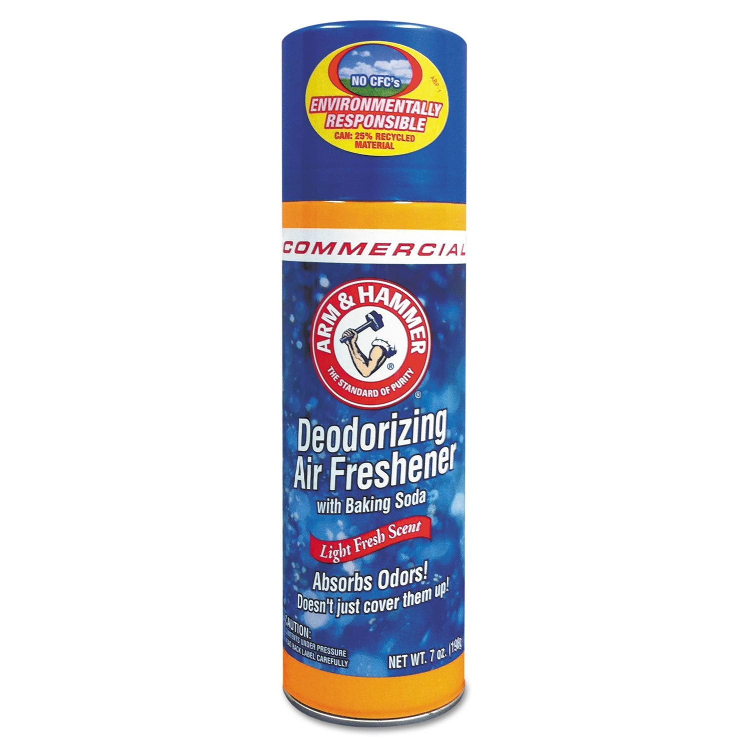 Arm & Hammer 3320094170CT Baking Soda Air Freshener, Aerosol, Light Fresh, 7 oz