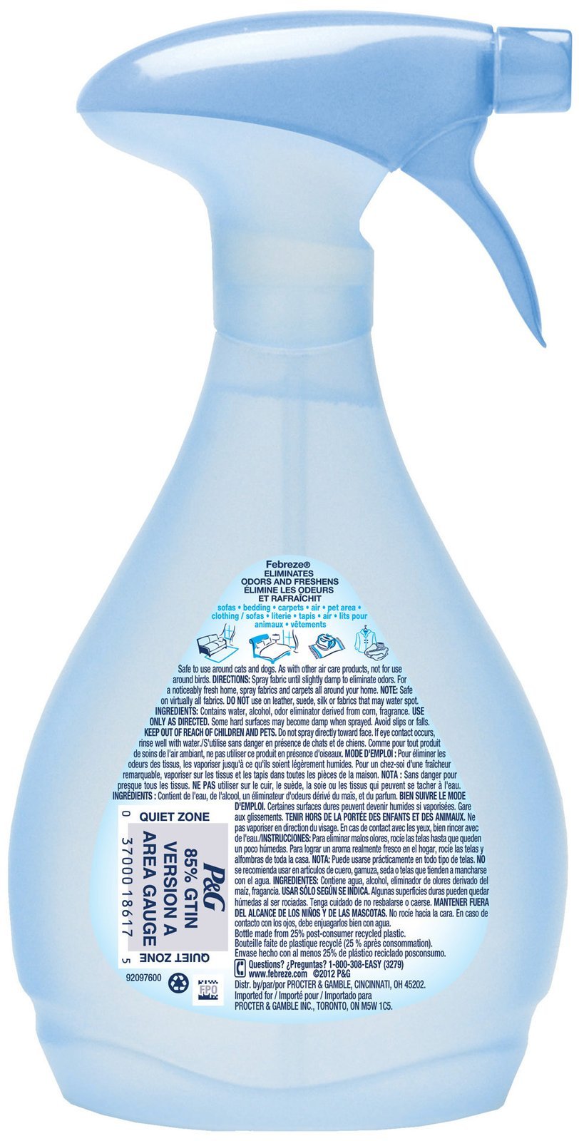 Febreze Fabric Refresher Extra Strength - 27 Fl Oz (Pack of 2)