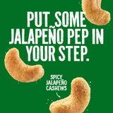 Emerald Nuts Jalapeno Seasoned Cashews (1-Pack) | 5 Oz Resealable Bag | Plant-Based Protein, Kosher Certified, Non-GMO, Contains No Artificial