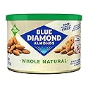 Blue Diamond Almonds, Whole Natural Raw Snack Nuts, GMO-Free, Protein, Fiber, No Artificial Colors or Flavors, No Gluten Ingredients, Smart Snacking