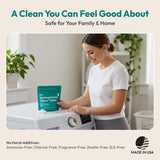 FEBU Washing Machine Cleaner Tablets Made in USA | Washer Machine Cleaner & Deodorizer | Removes Gunk & Grime | 7 Natural, Biodegradable, Plant-Based