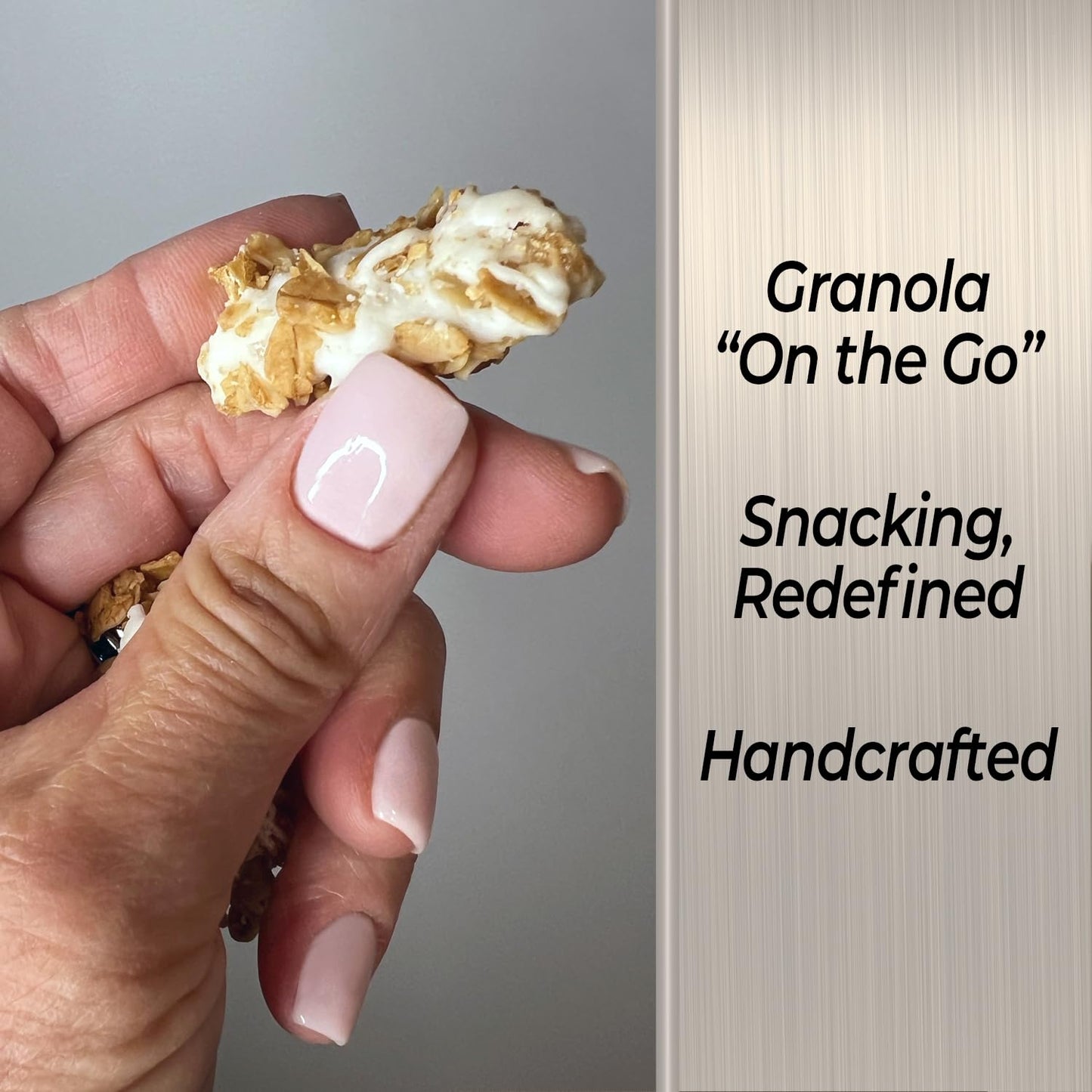 Laura’s Gourmet, Granola Snacking Clusters, Coconut White Chocolate, 5 oz. Bag 3 Pack - Organic, Vegan, Non-GMO Kosher & Certified Gluten-Free Snacks