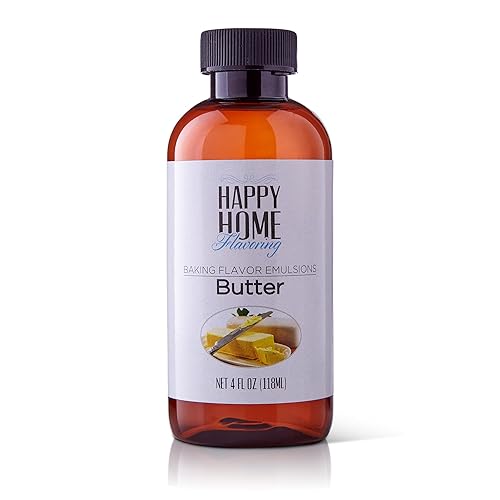 Happy Home Imitation Butter Bakery Emulsion Adds a Creamy, Rich, Buttery Flavor to Your Baking, Perfect for Cakes, Cookies, Frostings & More, No