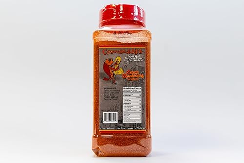 Crawdaddy's Bayou Blend Cajun Seasoning - Visalia's Authentic Louisiana Flavor, All-Purpose Spice Rub for Seafood, Chicken, Gumbo & More - 18 oz Jar