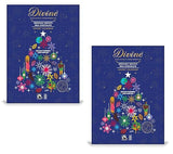 Divine Advent Calendars - Pack of 2 - Milk Chocolate - Delicious Traditions for Friends and Family - Great for Sharing - Great Taste and Fun to Use