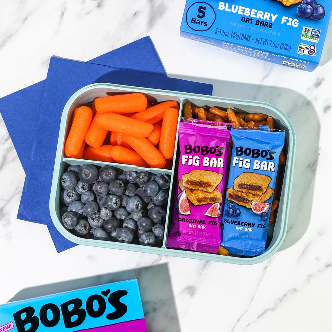 Bobo's Fig Bars, Original Fig, Vegan Friendly, Kosher, Gluten Free & Non-GMO, 7.5 Ounce (Pack of 6)