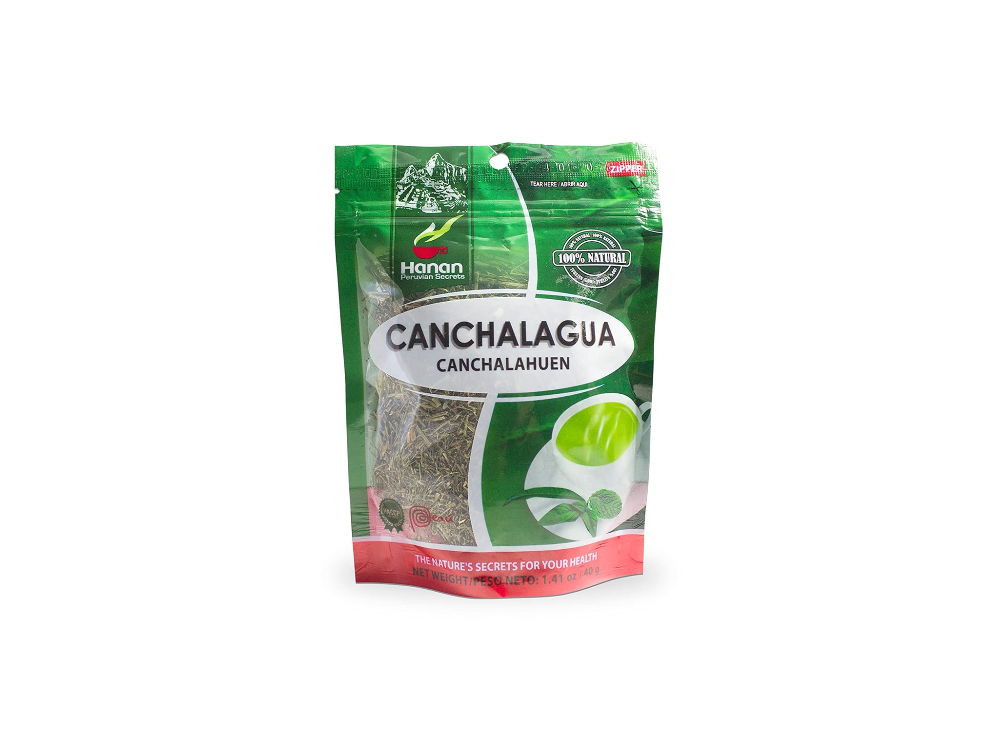 Hanan Peruvian Secrets Canchalahuen Herbal Tea | 100% Natural Canchalahuen | 1.41oz / 40g | Naturally Depurative Aid | Promotes Clear Skin