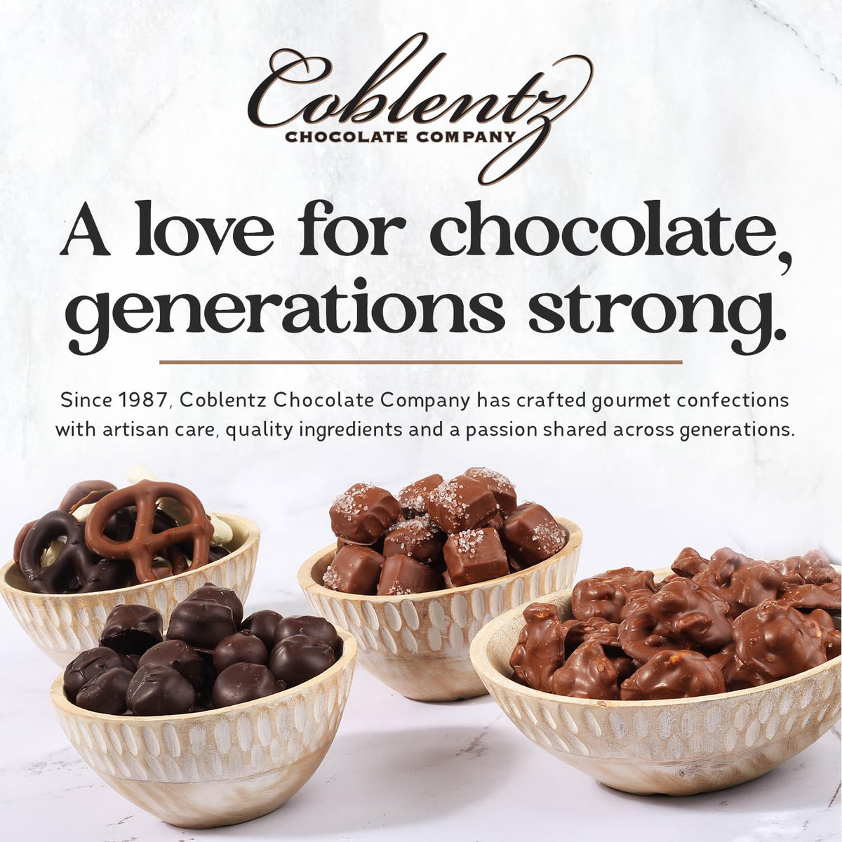 Coblentz Chocolate Deluxe Assortment Box 4oz