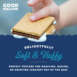 GoodMallow Vegan Marshmallows - Large Kosher Halal Gluten Free Dairy Free Healthy- 4 x 8oz. Natural Gelatin Free Marshmallows for Hot Chocolate