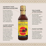 San-J Sweet and Tangy Gluten Free Sauce - Glaze Sauce, Polynesian Sauce, Perfect for Spring Roll Sauce, Polynesian Sauce Chicken, Non-GMO, Kosher - 10