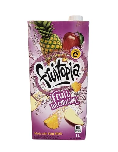 Fruitopia Fruit Integration Juice 1L Each (8 Pack of 1L Each, 1.00)