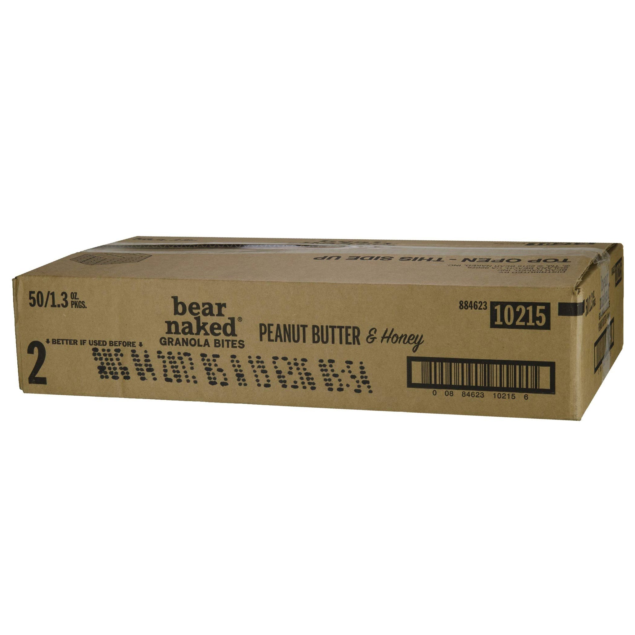 Bear Naked Granola Bites, Peanut Butter, (Pack of 50)