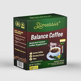Slimessia Balance Coffee, Medium Roast Instant Coffee with Botanicals, 20 Single Sticks, 7 oz