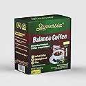 Slimessia Balance Coffee, Medium Roast Instant Coffee with Botanicals, 20 Single Sticks, 7 oz