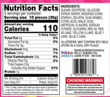 Cosmic Sour Gummy Ring Candies (Pack of 8) - Bold Fruity Flavors with Chewy Sour Sugar Coating - Perfect for Parties, Events, and Candy Buffets