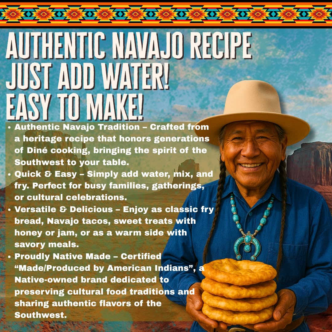 Navajo Mike's Authentic Navajo Fry Bread Mix 16oz (1lb)