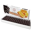 Sweet Candy Company Dark Chocolate Orange Sticks - Gourmet Chocolate Covered Sticks, Chocolate Fruit Flavored Sticks, Gift Idea for Holidays, Gluten