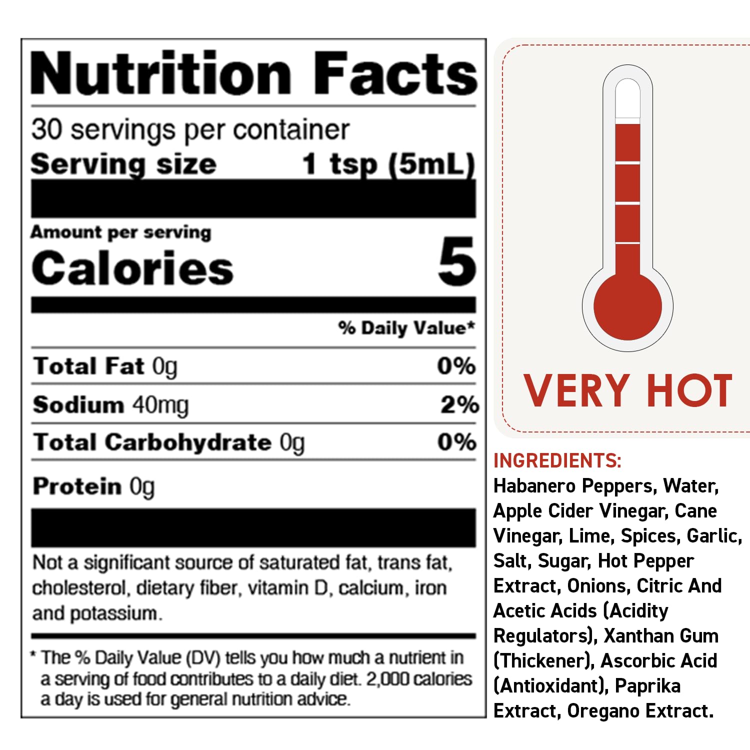 Dave's Gourmet Hurtin' Habanero Hot Sauce - Balanced Moderate Heat with Habanero, Garlic & Spices - Hot Sauce - Ideal for Grilled Meats, Eggs & More