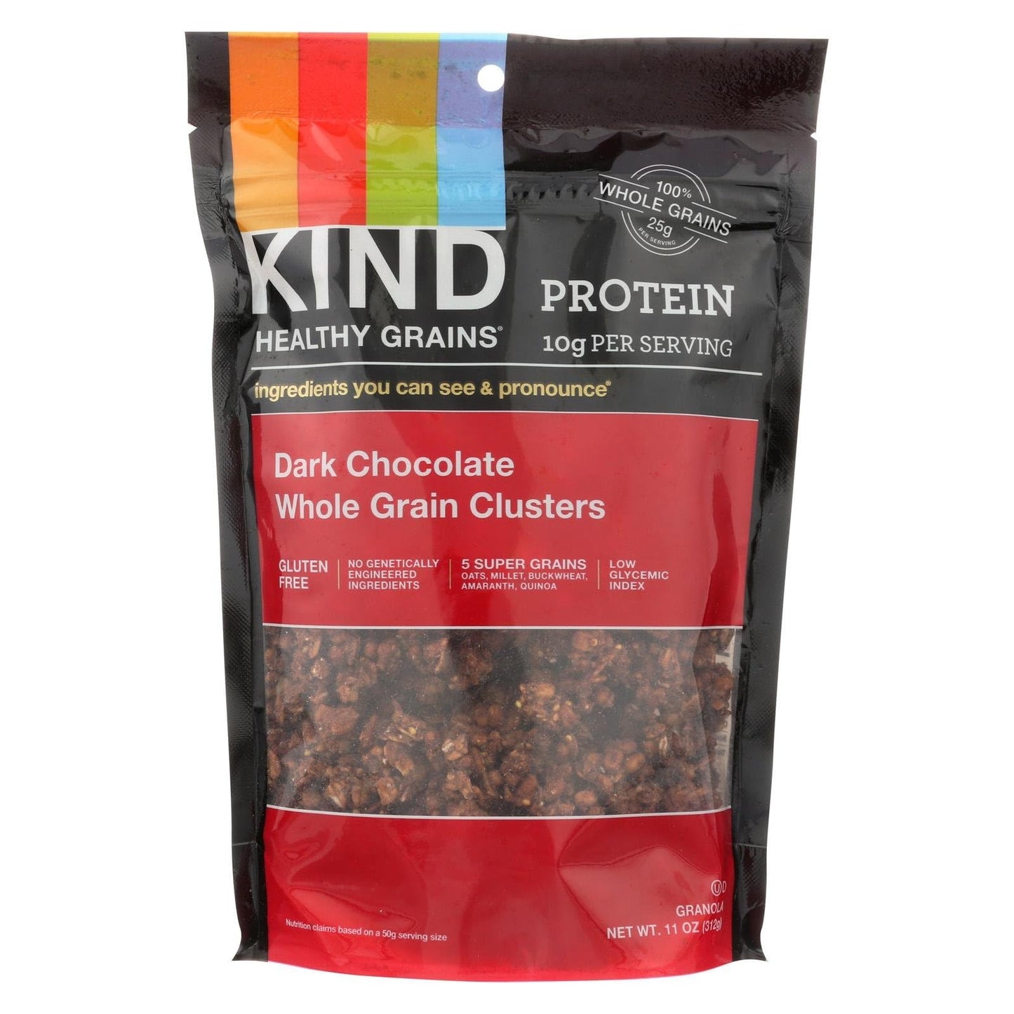 Meditalia Clstr,Drk Choc,Whlegrain 11 oz (Pack of 6)