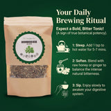 TeraHerbs | Organic Wormwood Herb 4oz Cut & Sifted Artemisia Absinthium | Dried Wormwood Tea In Eco Friendly Resealable Bag | Ajenjo Hierba Natural