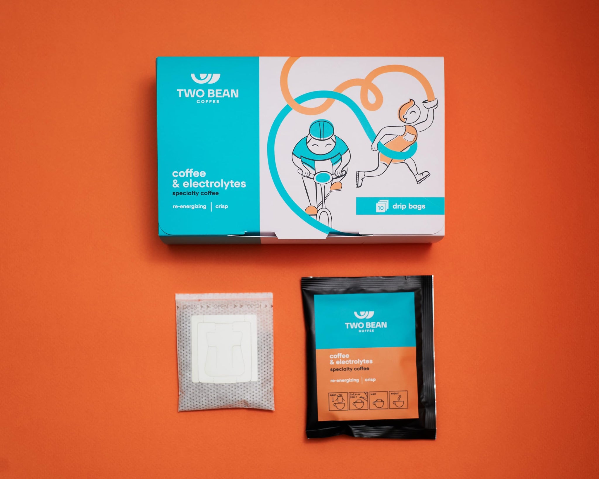 Drip Coffee with Electrolytes - Medium Roast Drip Bags, Smooth & Balanced Flavor, 12 oz Bag - Convenient Single-Serve Fresh Brew, Hydration Meets