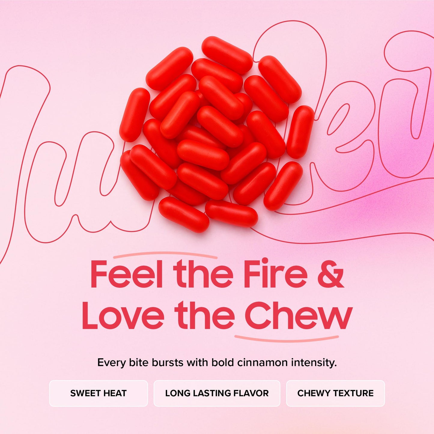 Hot Tamales Fierce Cinnamon Candy 2 lbs | Sweet and Spicy Candy Bulk | Big Bag of Fire Red Hot Candies | Chewy Treats for Theater, Vending Machines