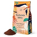 Kahawa 1893 Ground Coffee Medium Roast Safari Blend 12 Oz - As Seen on Shark Tank, High Antioxidants, Naturally Sweet, Organically Grown, Ethically