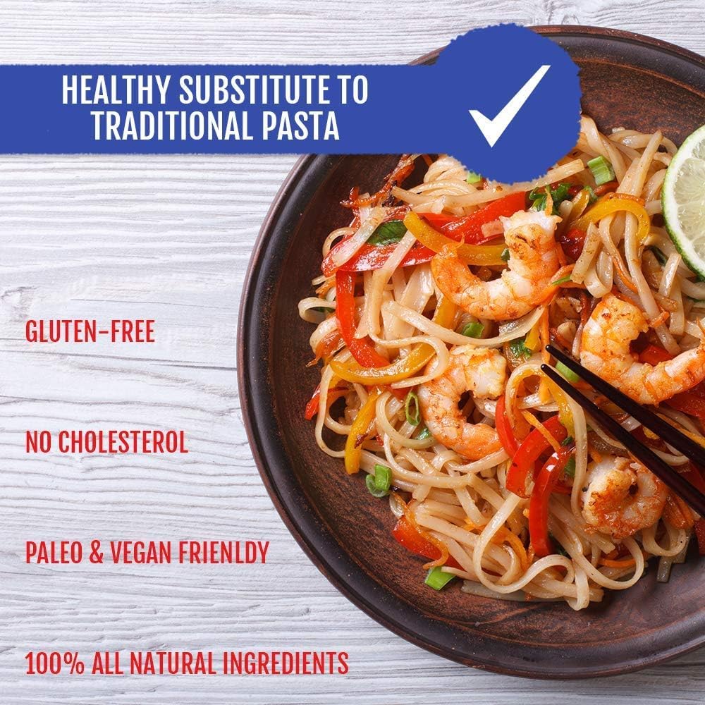 Best of Thailand Rice Noodle Sticks | Great for Traditional Thai, Vietnamese, Chinese, Japanese Stir Fry & Soups | Non-GMO, Gluten-Free, Kosher