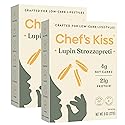 Chef’s Kiss Low Carb Strozzapreti | 4g Net Carbs, 21g Protein | Keto Friendly, Low Glycemic Pasta Made from Lupins | Gluten Free High Protein | No