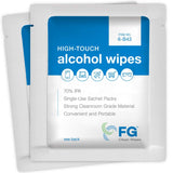 FG Clean Wipes Lint Free 70% IPA Wipes - 4”x3” - 100 Individually Wrapped Sachets - Made in The USA - Saturix 6B43