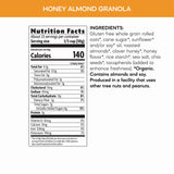 Nature's Path Organic Honey Almond Granola, 24.7 oz (Pack of 1), Gluten Free, Non-GMO