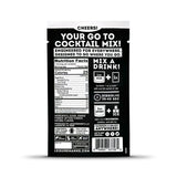 Leisuremann's Old Fashioned Single Serve Cocktail Mixer - Cocktail or Mocktail Powders Designed to Make Happy Hour Easier - All Natural - Low Sugar