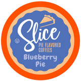 Slice Coffee Blueberry Flavored Coffee Pie for Keurig K Cup Brewers, Blueberry Pie, 40 Count