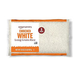 Amazon Grocery, Enriched White Long Grain Rice, 2 Lb