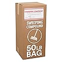 Partners Brand Gritless Floor Sweeping Compound - 50 LB. Bag | Commercial Grade, Sand-free Formula for Use on Finished Floors & Dust Control