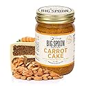 Big Spoon Roasters Carrot Cake Almond Butter With Sea Salt - Keto Friendly, Low Sugar Almond Butter - Crunchy & Bee-Friendly Almonds - Gourmet, Vegan